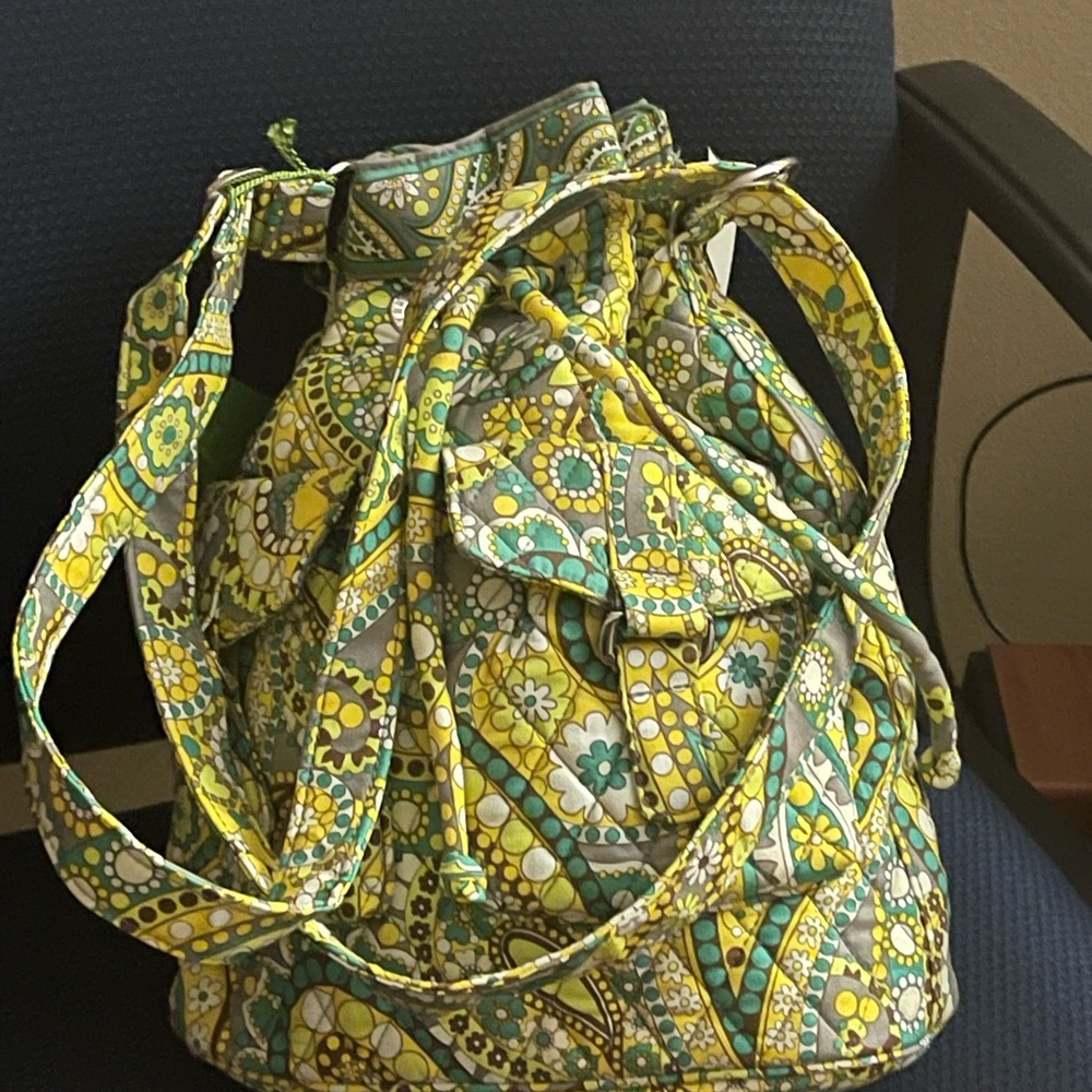 Vera Bradley crossbody women bags lemon paisley print